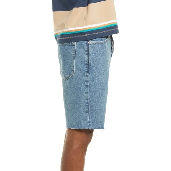 BDG Urban Outfitters Mens Button Fly Denim Raw Hem Dad Jean Shorts Sz 32 New - Picture 8 of 11